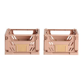 Day Juego de 2 Cajas Plegables 17x12,5 cm Color Arena Natural
