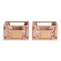 Day Juego de 2 Cajas Plegables 17x12,5 cm Color Arena Natural
