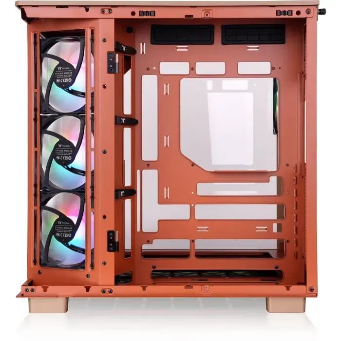 Thermaltake View 380 XL TG ARGB Chasis Gaming PC - Ventana Cristal Templado, Luz ARGB, Color Arena Gravilla / CA-11E-00MGWN-00