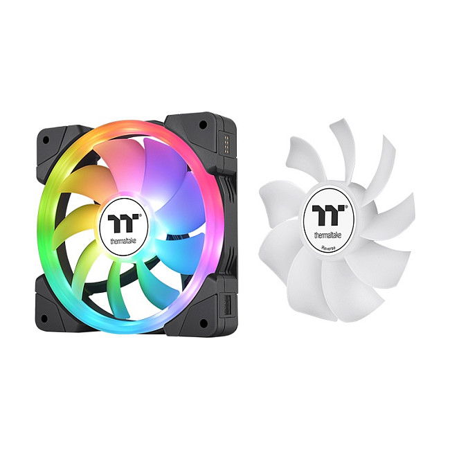 Thermaltake SWAFAN EX14 ARGB Ventilador de PC para Refrigeración 140mm, Iluminación LED, Pack de 3 Unidades