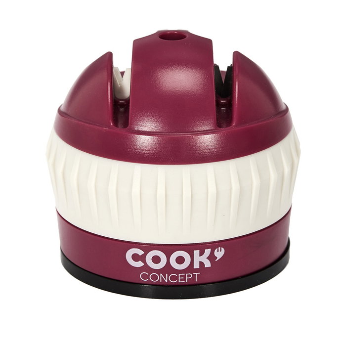 Cook Concept Afilador Doble con Ventosa