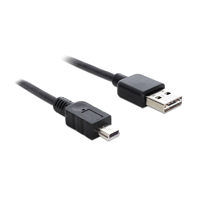 DeLOCK Cable USB 2.0 Tipo-A a Mini-B de 5 m, Negro DeLOCK Cable USB 2.0 Tipo-A a Mini-B de 5 m, Negro