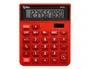 Liderpapel xf22 Calculadora Sobremesa 10 Dígitos Solar y Pilas Color Rojo 127x105x24 mm