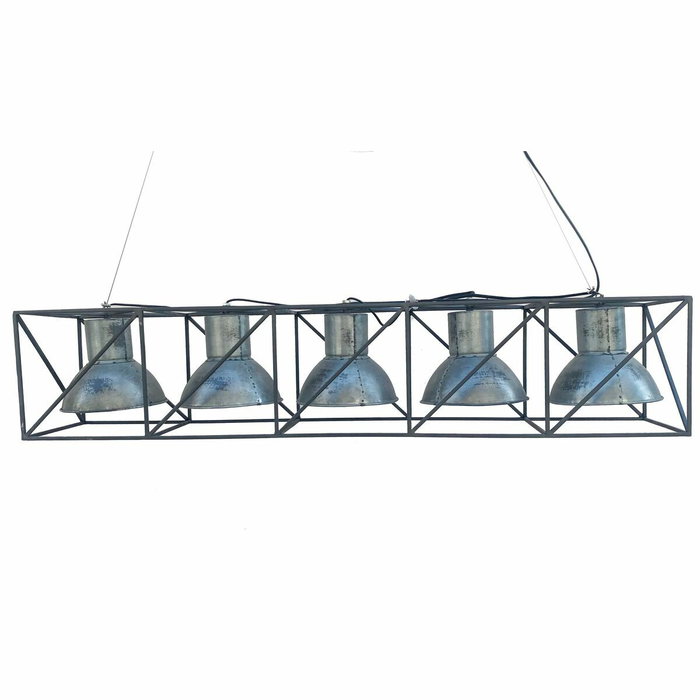 DKD Home Decor Lámpara Multiposición de Metal Gris