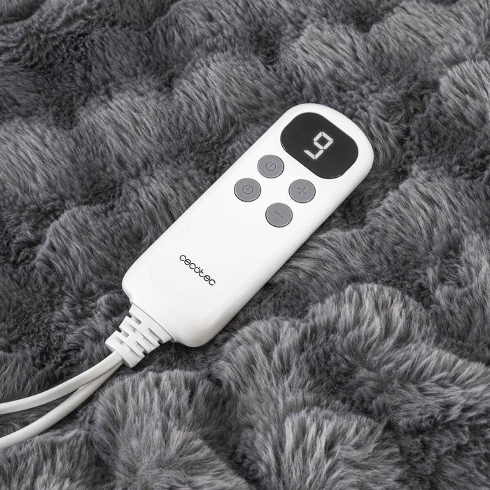 Manta Eléctrica Cecotec HeatConfort Noa 115 W Gris 160 x 130 cm