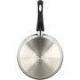 Menastyl 6020244 Sartén de Acero Inoxidable 20 cm Apta para Todo Tipo de Fuegos Incluida Inducción