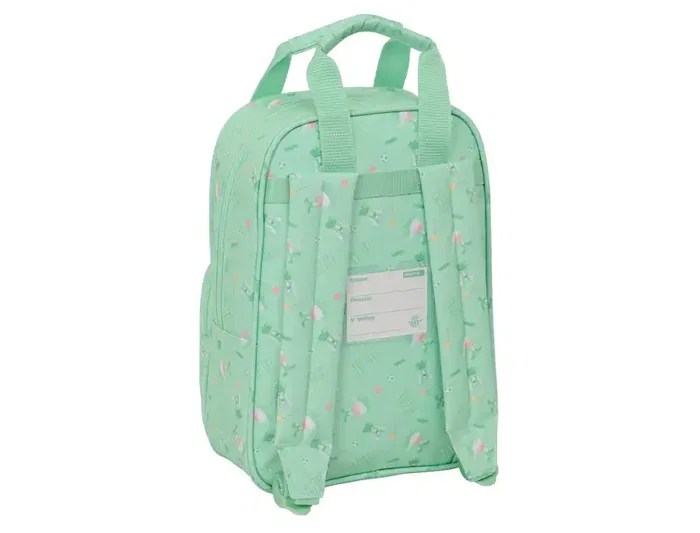 Safta - Mochila infantil Colección Real Betis Balompié para preescolar, diseño oficial, asas ajustables, 280x200x80 mm