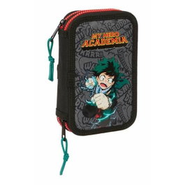 Safta Estuche Escolar My Hero Academia 28 Piezas Doble Cremallera
