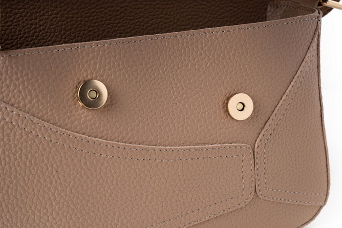 Lucky Bees 1273 Bolso de Cuero de Polivinilo Color Camello