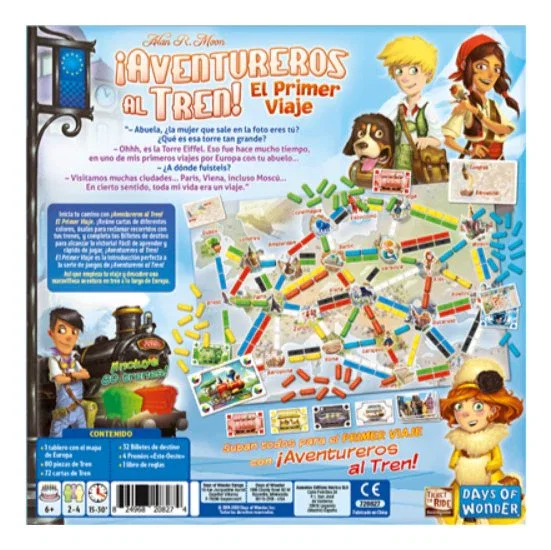 Asmodee ¡Aventureros al Tren! El Primer Viaje Asmodee ¡Aventureros al Tren! El Primer Viaje