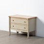 Mueble Auxiliar Natural-Crema Madera 80 X 45 X 60 cm