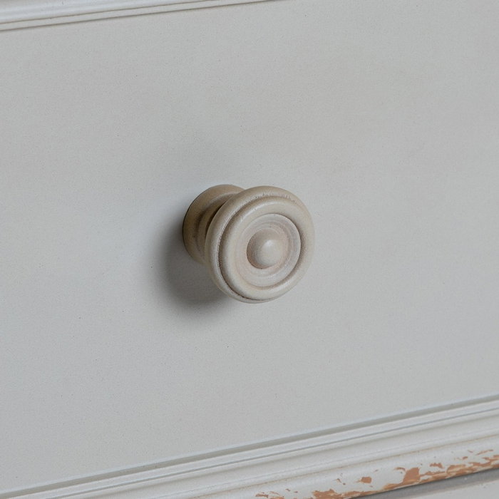 Mueble Auxiliar Natural-Crema Madera 80 X 45 X 60 cm