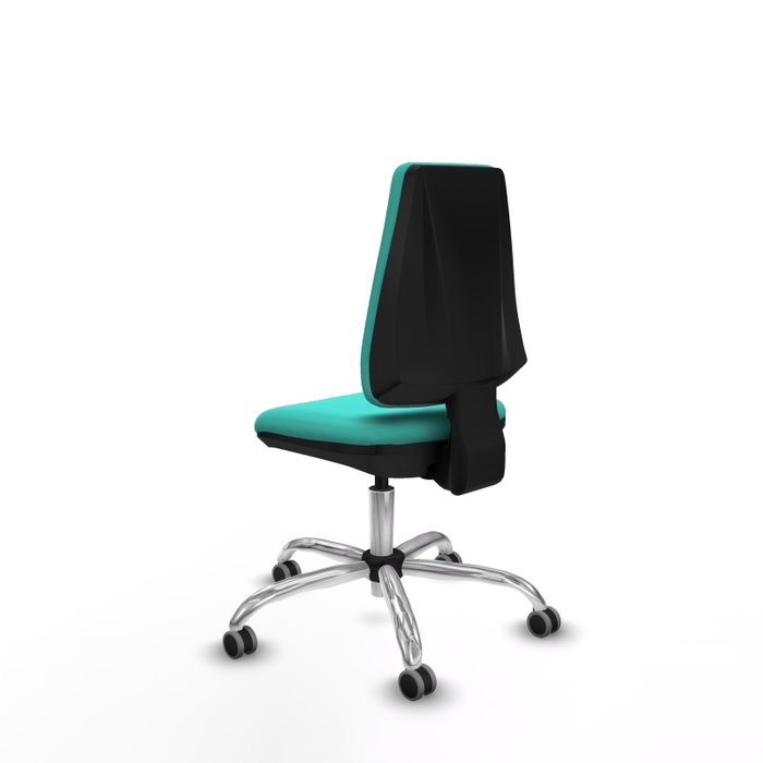 PIQUERAS Y CRESPO Silla de oficina Elche Turquesa sin brazos PIQUERAS Y CRESPO Silla de oficina Elche Turquesa sin brazos