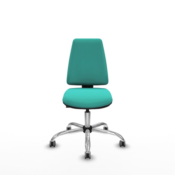 PIQUERAS Y CRESPO Silla de oficina Elche Turquesa sin brazos PIQUERAS Y CRESPO Silla de oficina Elche Turquesa sin brazos