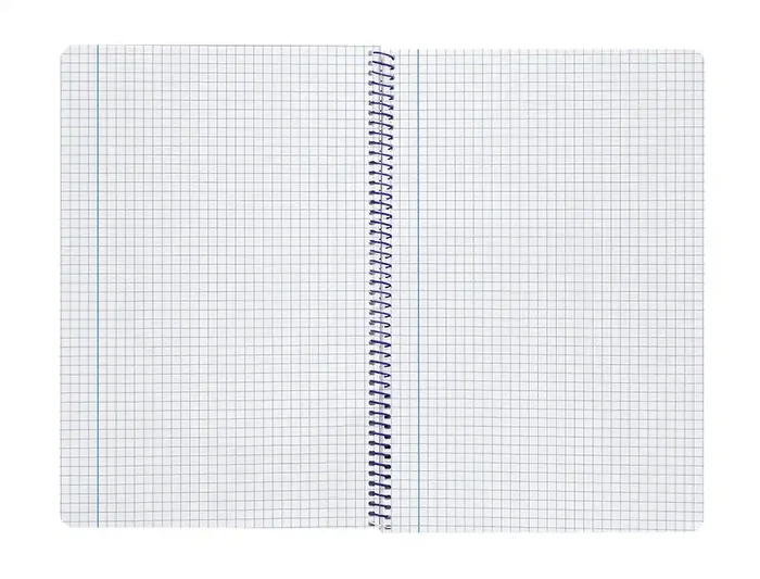 Liderpapel Cuaderno espiral Smart A4 tapa blanda 80 hojas 75gr cuadro 4mm con margen color azul oscuro