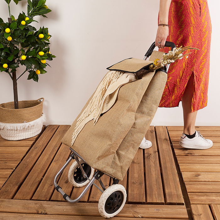 Entre Temps Carro Compra Yute 2 Ruedas Entre Temps