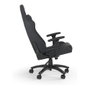 Corsair TC100 RELAXED Silla Gaming Ergonómica con Asiento y Respaldo Acolchados en Tela, Color Gris y Negro, Reposabrazos 2D Ajustables, Soporta 120 kg