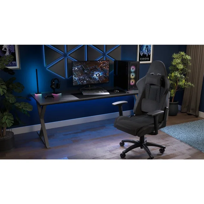 Corsair TC100 RELAXED Fabric Gris y Negro Corsair TC100 RELAXED Fabric Gris y Negro