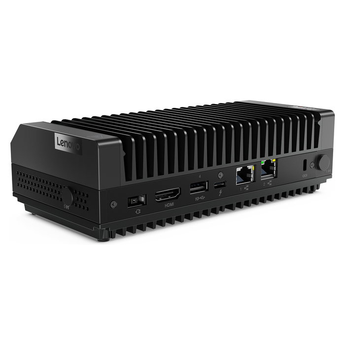 Lenovo ThinkEdge SE30 Mini PC, Intel Celeron 6305E 1.8 GHz, 8 GB RAM, 256 GB SSD NVMe, WiFi 6, Windows 11 IoT Enterprise (Alemán)