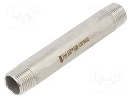 GEBO Conector de conexión G316 en acero inoxidable AISI 316L 100mm