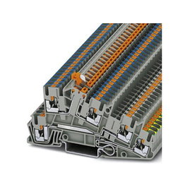 Phoenix Contact PTI 2,5-PE/L/NTB 3213955 Borne de tierra de 5 polos