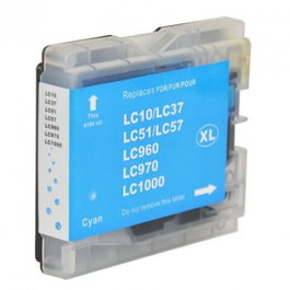 LSM Cartucho de Tinta Compatible para Brother LC970C LC1000XL Cian