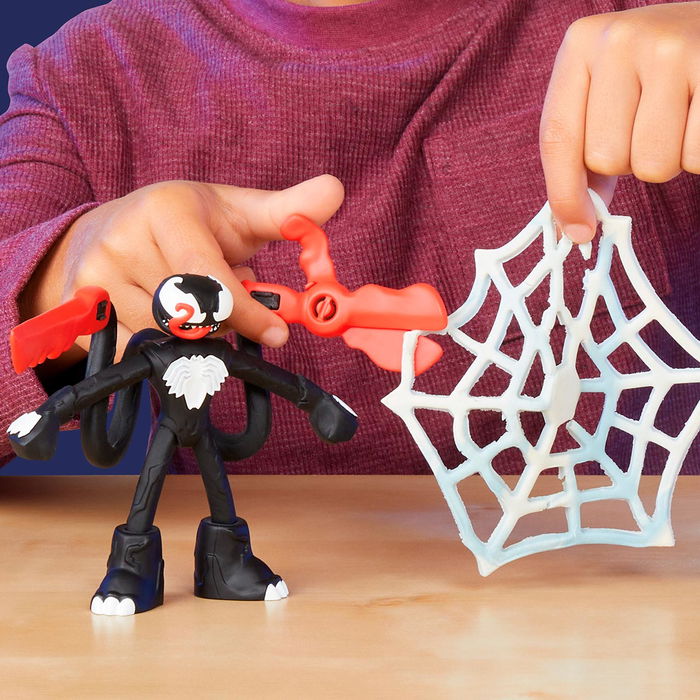 Play-Doh Spider-Man Lanza Y Atrapa Marvel F9827 Set de Juego Hasbro +4 Años