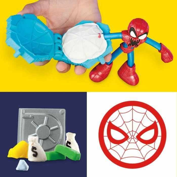 PLAY-DOH Spider-Man Lanza y Atrapa Marvel F9827
