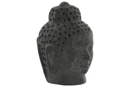 DKD Home Decor Portavelas de Terracota Buda