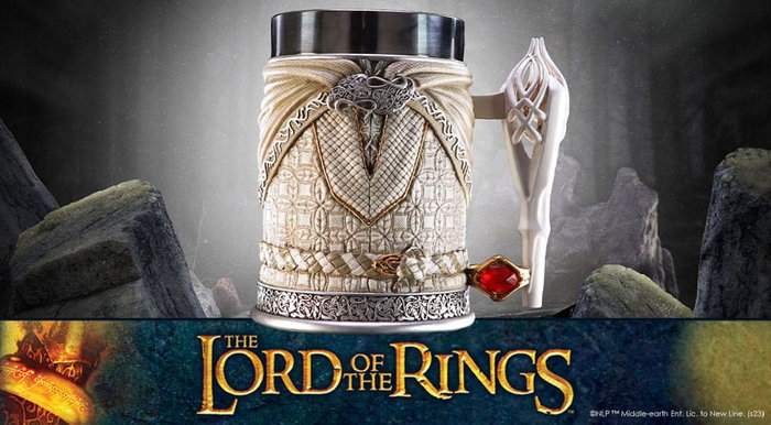 El Señor de los Anillos Jarro Gandalf the White 15 cm