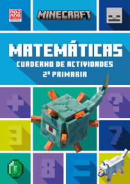 HARPER COLLINS IBERICA Minecraft oficial: cuaderno de actividades, Matemáticas 2.º primaria