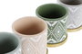 DKD Home Decor Maceta de Cemento con Plato 13x13x13 cm Surtida