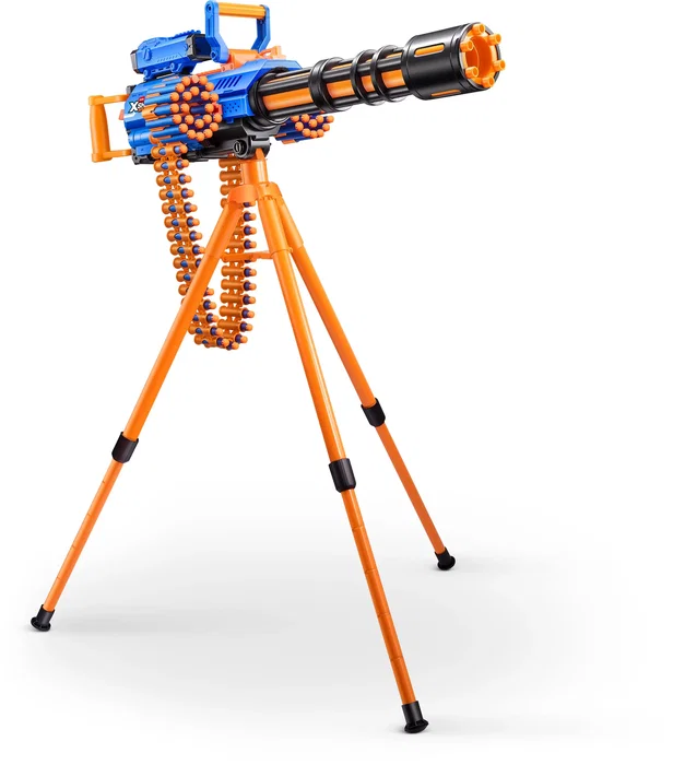 Zuru X-SHOT Rage Fire Lanzador Motorizado, 40 Dardos, Trípode Incluido, Alcance 27 m