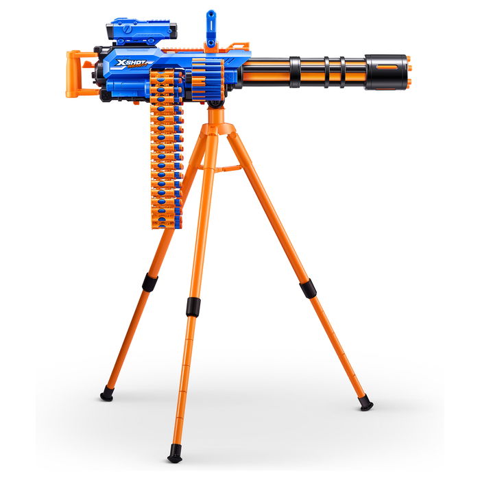 ZURU XSHOT Insanity Rage Fire Pistola de Juguete, 72 Dardos, Alcance 27m, 40 Disparos, Edad 8+