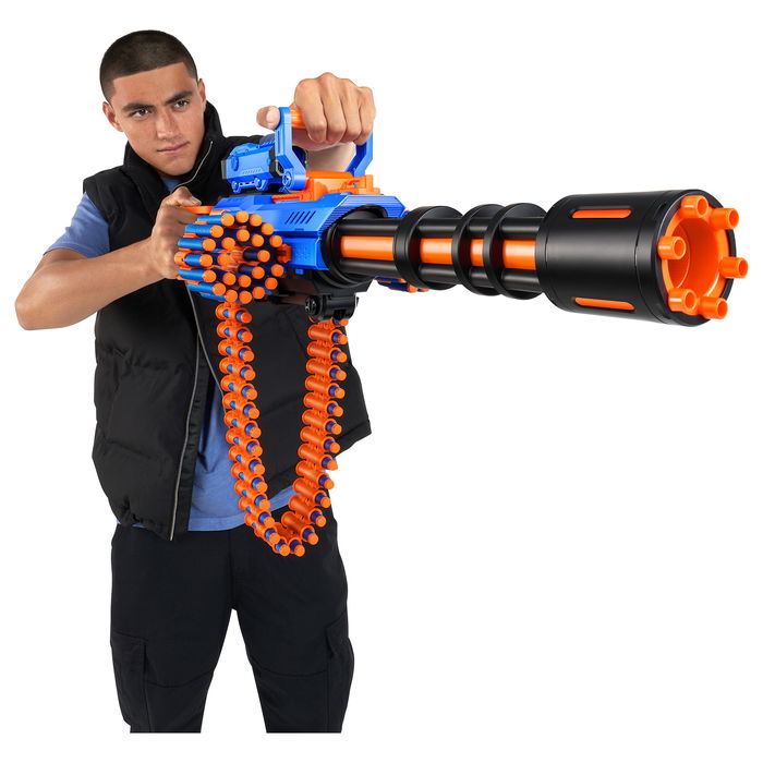 ZURU XSHOT Insanity Rage Fire Pistola de Juguete, 72 Dardos, Alcance 27m, 40 Disparos, Edad 8+