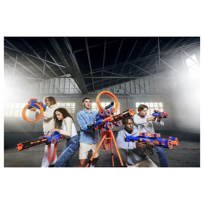 ZURU XSHOT Insanity Rage Fire Pistola de Juguete, 72 Dardos, Alcance 27m, 40 Disparos, Edad 8+