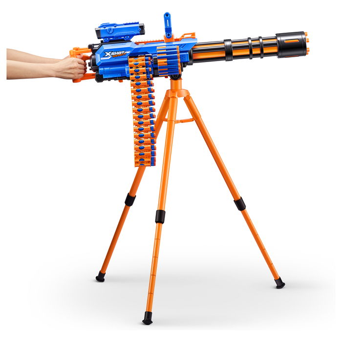 ZURU XSHOT Insanity Rage Fire Pistola de Juguete, 72 Dardos, Alcance 27m, 40 Disparos, Edad 8+