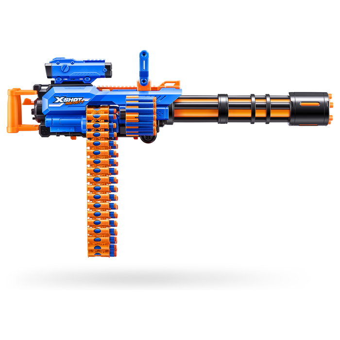 ZURU XSHOT Insanity Rage Fire Pistola de Juguete, 72 Dardos, Alcance 27m, 40 Disparos, Edad 8+
