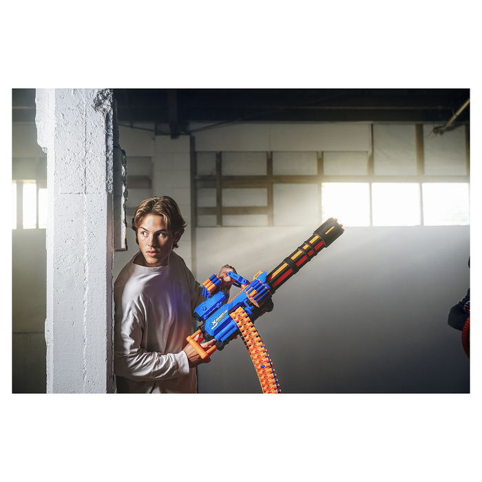 ZURU XSHOT Insanity Rage Fire Pistola de Juguete, 72 Dardos, Alcance 27m, 40 Disparos, Edad 8+