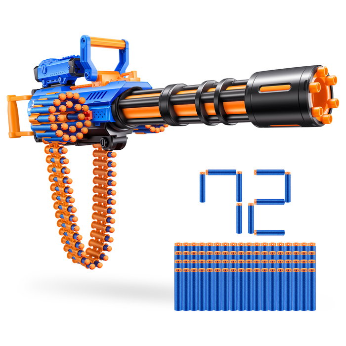 ZURU XSHOT Insanity Rage Fire Pistola de Juguete, 72 Dardos, Alcance 27m, 40 Disparos, Edad 8+