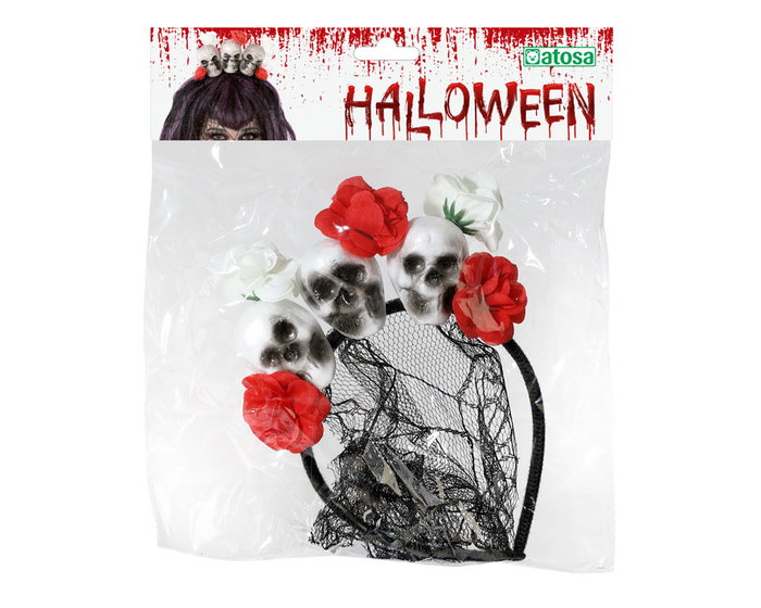 Diadema Halloween Calaveras Catrina Mujer Adulto