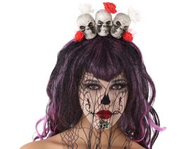 Diadema Halloween Calaveras Catrina Mujer Adulto