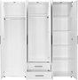 Hanah Home Armario Blanco 213x206x52 cm