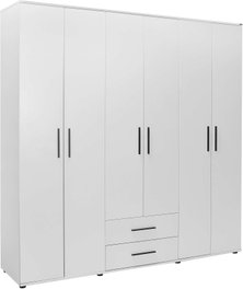 Hanah Home Armario Blanco 213x206x52 cm