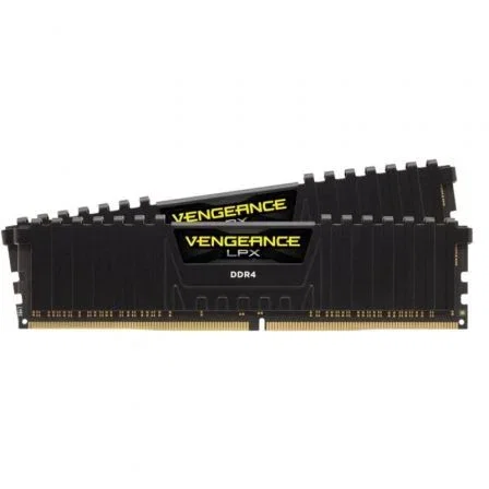 Corsair CMK16GX4M2A2400C14 Memoria RAM Vengeance LPX 16GB (2x8GB) DDR4 2400MHz CL14 DIMM XMP 2.0 Overclocking Perfil Bajo Negra