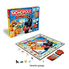 Hasbro Monopoly Junior Electrónico E1842 Juego de Mesa en Griego