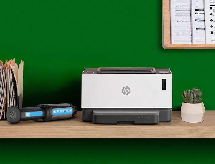Hp Impresora Laser Neverstop 1001nw Ethernet Wifi 20 ppm Bandeja 150 Hojas Impresion Laser Neverstop 5000 Paginas Toner Incluido Escaneo Movil
