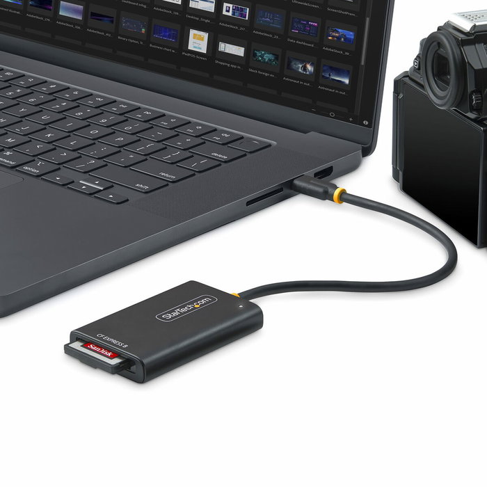 StarTech.com Lector de tarjetas CFexpress tipo B USB-C 10Gbps Negro