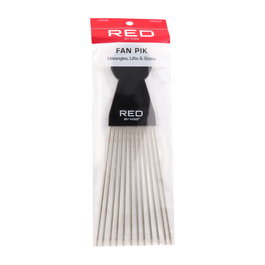 Red Kiss Fan Pik Large Peineta Profesional Grande