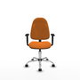 PIQUERAS Y CRESPO Silla de oficina Algarra Naranja
